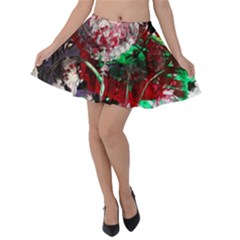 Dedelion Velvet Skater Skirt