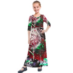 Dedelion Kids  Quarter Sleeve Maxi Dress