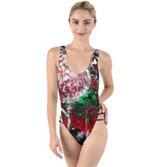 Dedelion High Leg Strappy Swimsuit