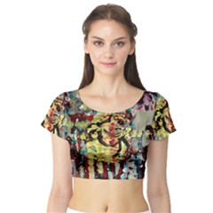 Little Bird Short Sleeve Crop Top