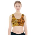 Yellow Zinnias Sports Bra With Pocket View1