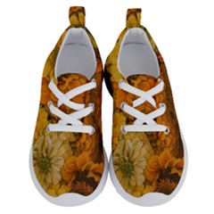 Yellow Zinnias Running Shoes