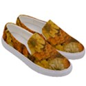 Yellow Zinnias Men s Canvas Slip Ons View3