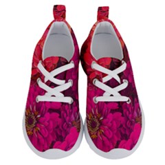 Pink Zinnias Running Shoes