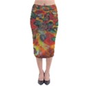 Pizza Velvet Midi Pencil Skirt View1