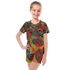 Pizza Kids  Mesh Tee And Shorts Set