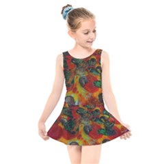 Pizza Kids  Skater Dress Swimsuit by bloomingvinedesign