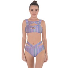 Broken Tv Screen Bandaged Up Bikini Set  by dressshop