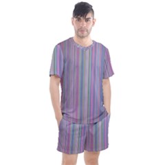 Broken Tv Screen Men s Mesh Tee And Shorts Set