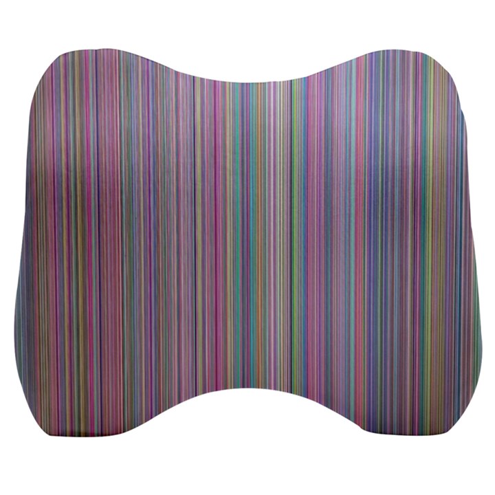 Broken Tv Screen Velour Head Support Cushion