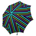 Retro Stripe 1 Vertical Retro Stripe 1 Hook Handle Umbrellas (Medium) View2