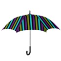 Retro Stripe 1 Vertical Retro Stripe 1 Hook Handle Umbrellas (Medium) View3