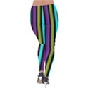 Retro Stripe 1 Vertical Retro Stripe 1 Velvet Leggings View2