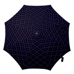 Blue Plaid  Hook Handle Umbrellas (large) by dressshop