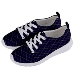 Blue Plaid  Women s Lightweight Sports Shoes by dressshop