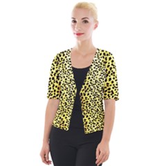 Leopard 1 Leopard A Cropped Button Cardigan