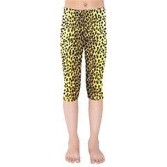 Leopard 1 Leopard A Kids  Capri Leggings  by dressshop