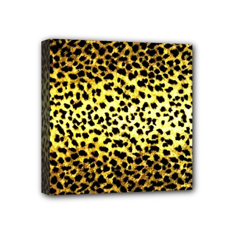 Leopard Version 2 Mini Canvas 4  X 4  (stretched) by dressshop