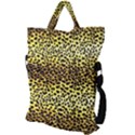 Leopard Version 2 Fold Over Handle Tote Bag View2