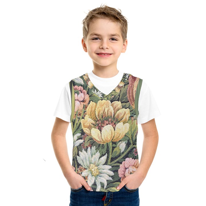 Retro Vintage Floral Kids  SportsWear