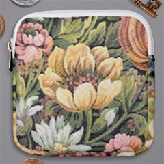 Retro Vintage Floral Mini Square Pouch