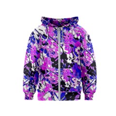 Floral Legging Floral Rug Kids  Zipper Hoodie by dressshop