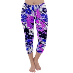 Floral Legging Floral Rug Capri Winter Leggings  by dressshop