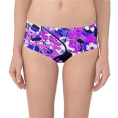 Floral Legging Floral Rug Mid-waist Bikini Bottoms by dressshop