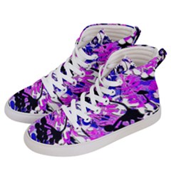 Floral Legging Floral Rug Men s Hi-top Skate Sneakers by dressshop