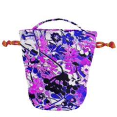 Floral Legging Floral Rug Drawstring Bucket Bag by dressshop