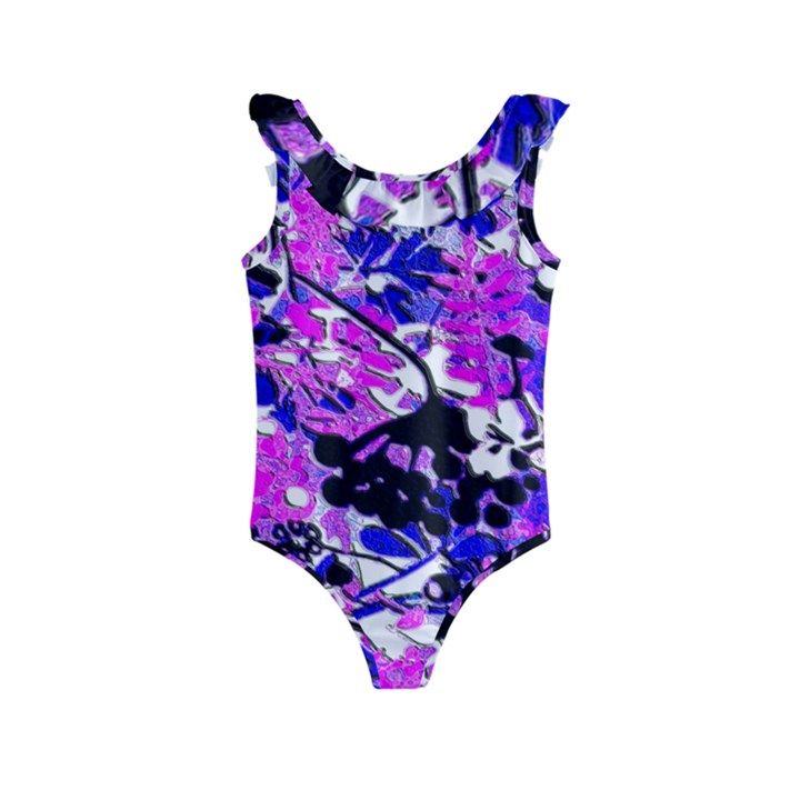 Floral Legging Floral Rug Kids  Frill Swimsuit