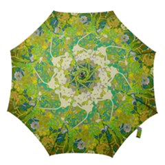 Floral 1 Abstract Hook Handle Umbrellas (large) by dressshop