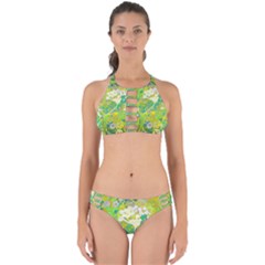 Floral 1 Abstract Perfectly Cut Out Bikini Set by dressshop