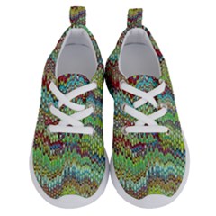 Cool Green Marbled  Running Shoes