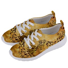 Wonderful Vintage Design With Floral Elements Women s Lightweight Sports Shoes by FantasyWorld7