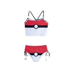 Poke Ball Girls  Tankini Swimsuit by raeraeshescrafty