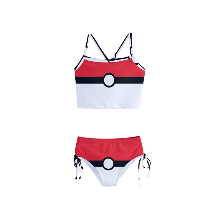 Poke Ball Girls  Tankini Swimsuit