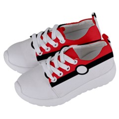 Poke Ball Kids  Lightweight Sports Shoes by raeraeshescrafty