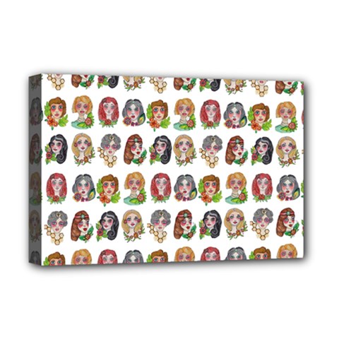 All The Pretty Ladies Deluxe Canvas 18  X 12  (stretched)