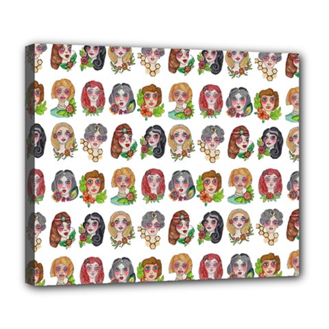 All The Pretty Ladies Deluxe Canvas 24  X 20  (stretched)