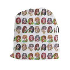 All The Pretty Ladies Drawstring Pouch (xxl) by ArtByAng