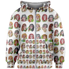 All The Pretty Ladies Kids Zipper Hoodie Without Drawstring