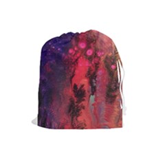 Desert Dreaming Drawstring Pouch (large) by ArtByAng