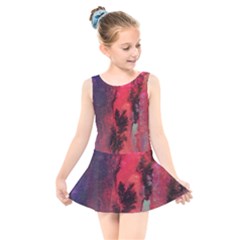 Desert Dreaming Kids  Skater Dress Swimsuit