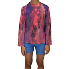 Desert Dreaming Kids  Long Sleeve Swimwear by ArtByAng