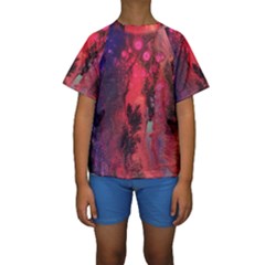 Desert Dreaming Kids  Short Sleeve Swimwear by ArtByAng