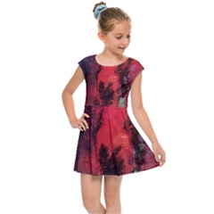 Desert Dreaming Kids Cap Sleeve Dress by ArtByAng