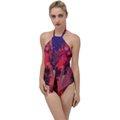 Desert Dreaming Go With The Flow One Piece Swimsuit by ArtByAng