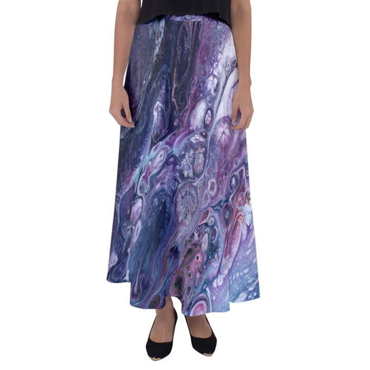 Planetary Flared Maxi Skirt