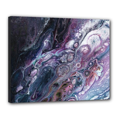 Planetary Canvas 20  X 16  (stretched) by ArtByAng